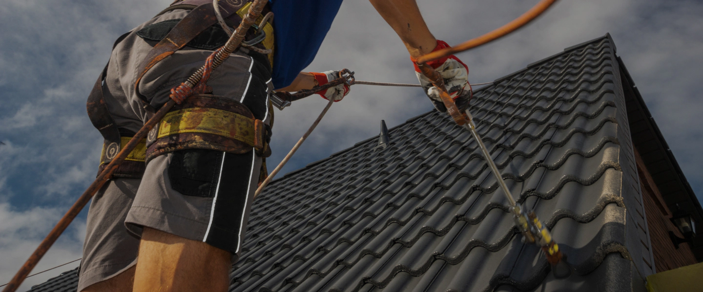 roof repair job under development